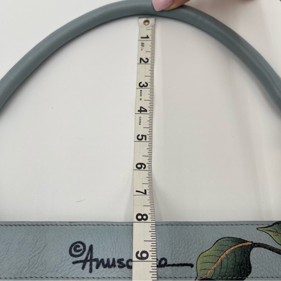 Anuschka “Garden Jewels” Hand Painted Shoulder Bag Medium Handbag Purse New - Picture 12 of 16